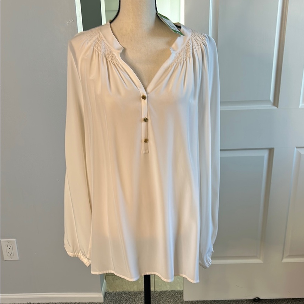 Lilly Pulitzer Elsa White Women's Top